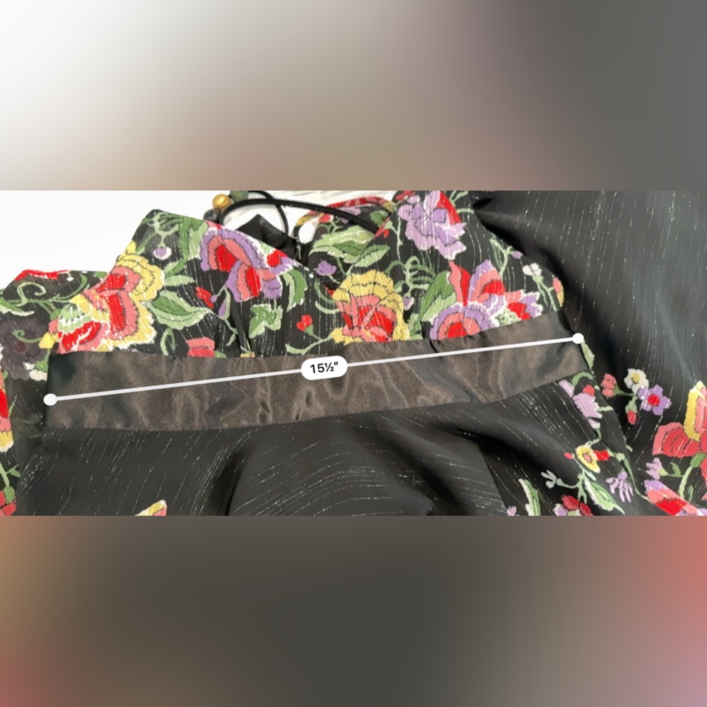 🌸 Tricia Fix Boho Bloom Maxi Gown – Preloved Charm, 🌸 Size Large - Picture 11 of 16